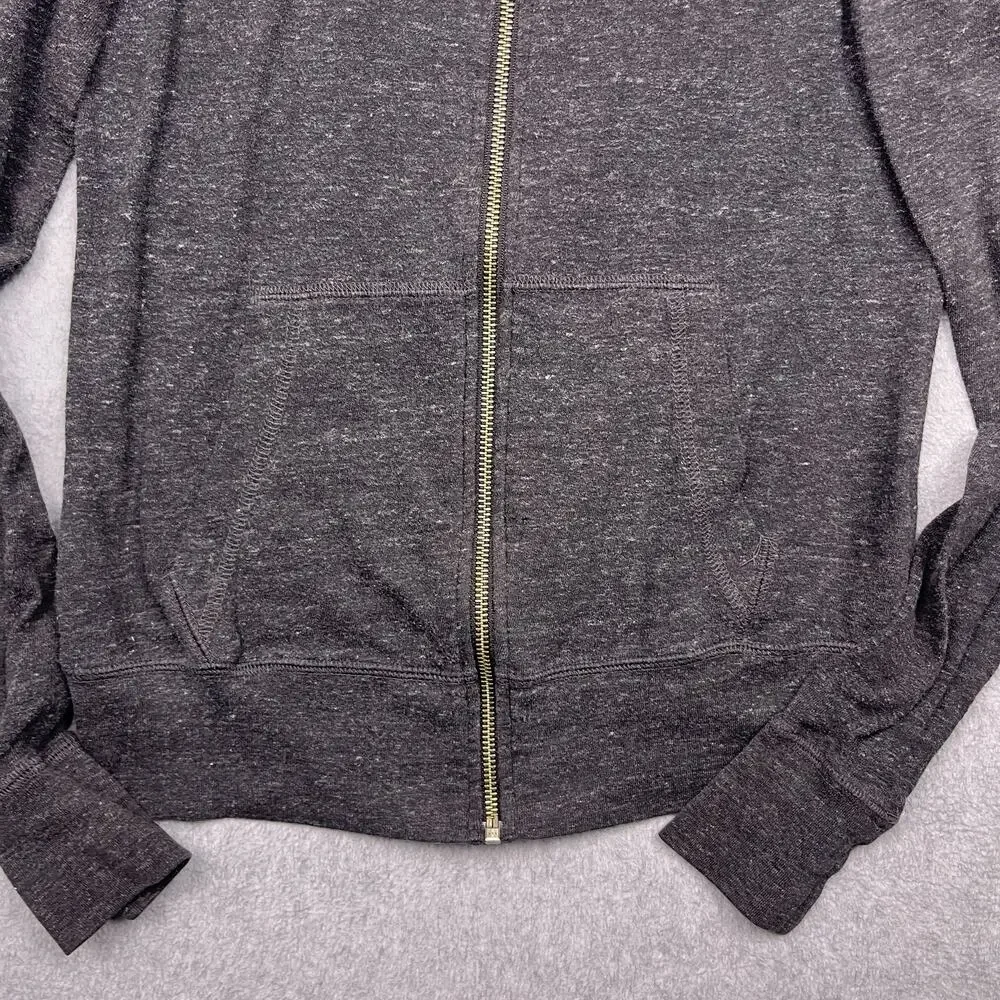 nike‎ gym vintage full zip hoodie gray xs